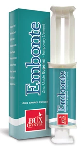 Embonte ZOE Temporärzement - 1 Dualspritze, 15 g. Zinkoxid-Temporär.