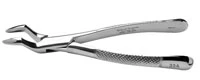 Forceps quirúrgicos estilo bayoneta para molares superiores y bicúspides #32A de Henry Schein.