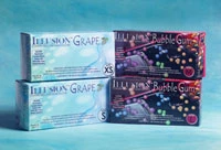 Illusion Latex gloves - X-Small, Bubble Gum scented,100/box. Non-sterile