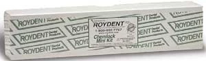 Chemlock Cement Complete Kit. Kit includes: 1 - 6 cc bottle of base, 1 - 6 cc