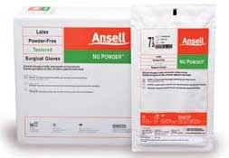 Keine Puder-Latex-Operationshandschuhe: Steril, puderfrei, strukturiert für nassen Griff.