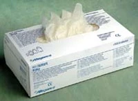 Guantes sintéticos Insta-Gard: No estériles, sin polvo, caja de 100 guantes pequeños.