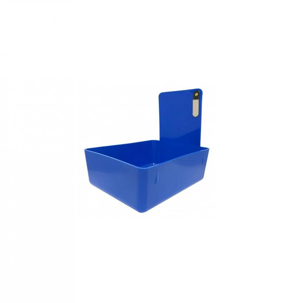 Bandeja de trabajo de plástico Keystone Blue, 12/unidad. Tamaño: 7″ x 5″ x 2-1/2″.