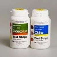 Тестовые полоски для раствора Cidex OPA, 15 штук в упаковке.