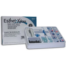 Esthet-X Flow Compula Introductory Kit - Contains: 24 - 0.25 Gram Compula Tips