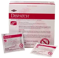 Toallitas Prehumedecidas - 7" x 8", 50/Paq. Desinfectante de Grado Hospitalario