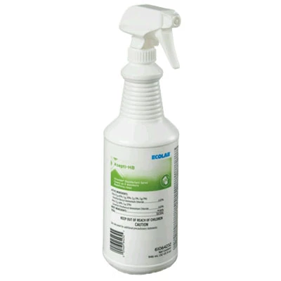 Limpiador Desinfectante Asepti-HB, botella de spray de 32 oz. Cuaternario de cadena dual.