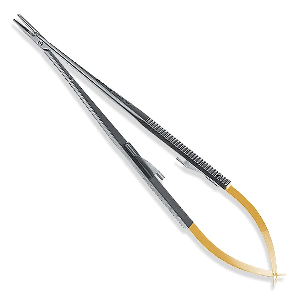 Hu-Friedy Castroviejo 18 cm/7" Porta agujas recto Perma Sharp. Porta agujas individual.