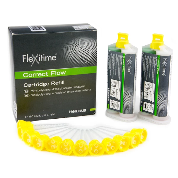 Flexitime Correct Flow (Wash) Bulk Pack: 12 - 50 mL cartridges and 36 MIXPAC