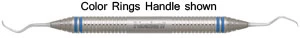 Nordent Anterior Lingual Double End Scaler with Duralite Hex Handle