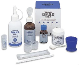 Kit Tokuyama Rebase II. Reforzamiento de dentaduras duras y parciales en el consultorio.