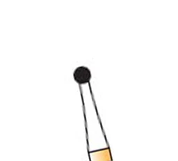 Alpen FG #9006 30 blade Round finishing bur, Package of 5
