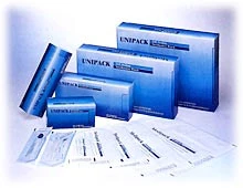 UniPack 3.25" x 6.50" self-sealing paper sterilization pouch, box of 200