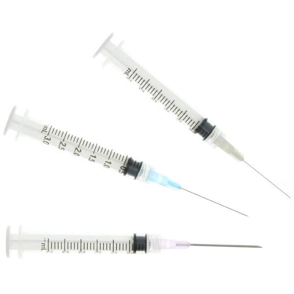 EXELINT International 3cc Syringe with 22 gauge x 3/4" Needle, Sterile