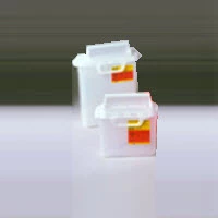 Contenedor de Desechos Punzocortantes BD Nestable de 2 galones, Coleccionador Desechable, Transparente.