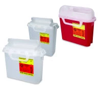 Contenedor de Punzantes BD Sharps 5.4 qt, entrada lateral PEARL Guardian.