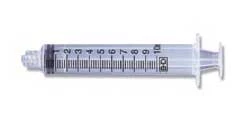 Jeringa BD Luer-Lok de 10 mL sin aguja, desechable, libre de látex.