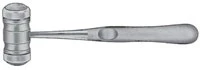 A. Titan #17 - Martillo de acero inoxidable de 7.5" con tapas de nylon. Martillo individual.