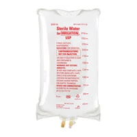 Hospira Worldwide Agua Estéril para Irrigación 3000 mL Bolsa de Plástico