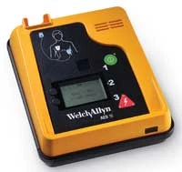 AED 10 Automatisierter externer Defibrillator. Text- und Sprachanweisungen. Optional.