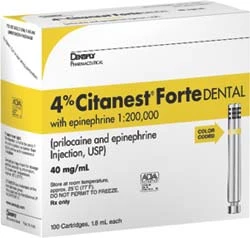 Citanest Forte Prilocaina 4% Anestetico Locale con Epinefrina 1:200.000
