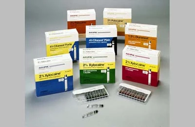Polocaine Mepivacaine 2% Local Anesthetic with Levonordefrin 1:20,000, Package