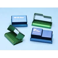 Bloque de fresas de aluminio anodizado azul de 17 agujeros - 9 FG y 8 RA - Two Striper. Completo.