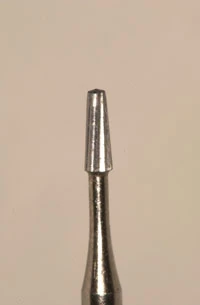 Prisma Burs FG #0-2, Bur de acabado de 12 hojas. Paquete de 5 fresas.