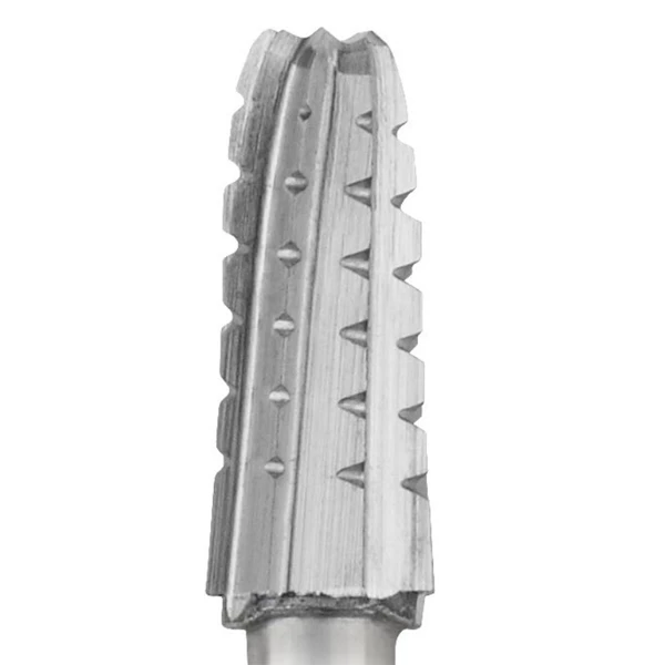 Bur quirúrgico de extremo redondeado cónico SS White HP #1703 10/Pk. Longitud de trabajo 4.8 mm.