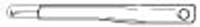 BD Beaver #69 Mini-Blade - Straight, Sharp-all-around 180 degree Cutting