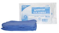 Toalla estéril Ulti-Med O.R. azul, 100% algodón, todas las toallas estériles son CSR.