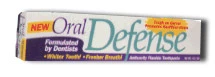 Oral Defense anticavity fluoride toothpaste kills bacteria, controls tartar