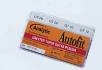Autofit .08 Taper Greater Taper Gutta Percha Coni, Confezione da 50 Coni