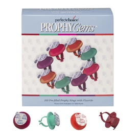 Prophy Gems Medium grit Cool Mint flavored Prophy Paste with Fluoride, box