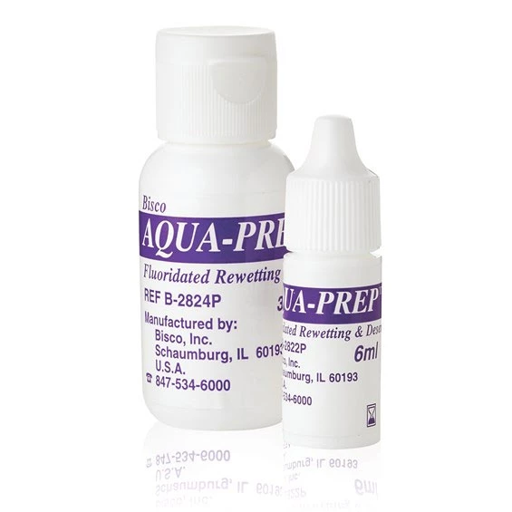 Aqua-Prep F aqueous solution of hydroxyethyl methacrylate (HEMA) and fluoride