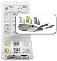 Zip-Zip-Go Composite Polishing Kit RA contains: 10 each of the Snap-on Cups
