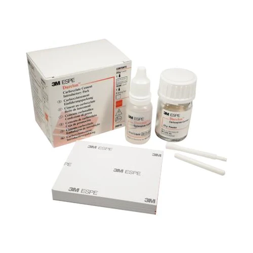 Kit Introductorio Durelon - Cemento de Luting Carboxilato, Mezcla Manual - 20 Gm
