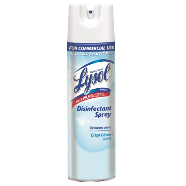 Professionelles Lysol Desinfektionsspray, frischer Leinen-Duft (Karton mit 12)