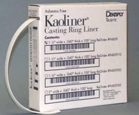 Kaoliner Casting Ring Liner 1-1/2" x 100' x .040". 1 Roll of Liner