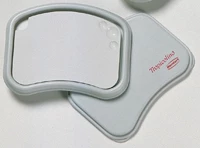 Paleta de mezcla de porcelana Tropicolino 3 Well con función de retención de humedad.