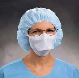 Entenschnabel fogfreie chirurgische Maske - Blau, Beutelstil mit Bändern, BFE >= 96% bei 3