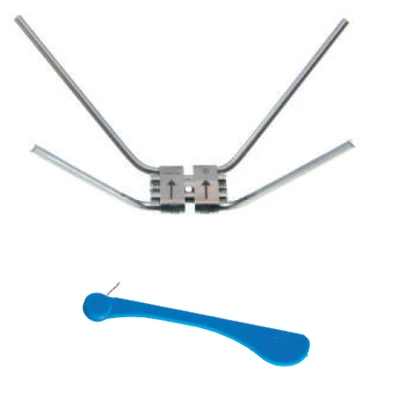 Leone Rapid Expander with Pre-Bent Arms 9 mm, 1/Pk. Swivel Key included. Made