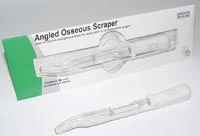 Костный скребок Osseous с углом наклона для сбора высокопурифицированной кости. Режущая кромка на 360 градусов.