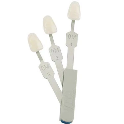 Guía de tonos VITA 3D-Master, guía de tonos de blanqueo Vita 3-D, 3 tonos: OM1, OM2, OM3.