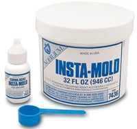 Insta-Mold Elastomeric Material-Insta-Mold Kit: 32 fl oz (946 cc) Putty with 1