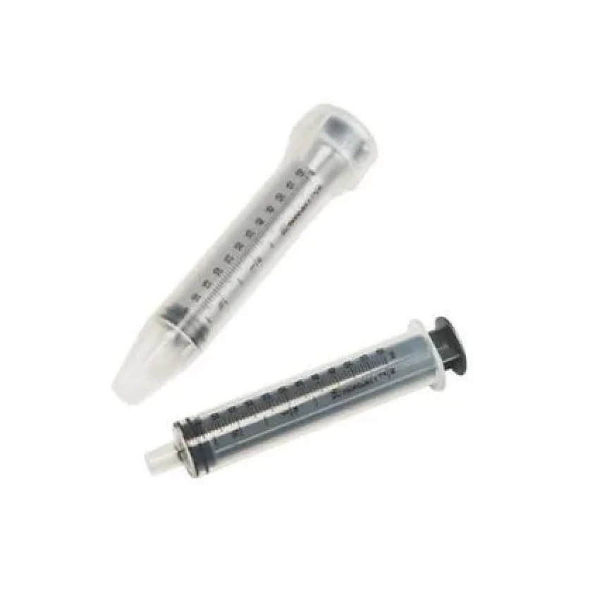 Jeringa Monoject de 60 cc con punta Luer Lock sin aguja, graduaciones: 5 cc y oz.