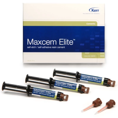 Maxcem Elite Вводный комплект. Самоэти́рующий/самоклеящийся резиновый цемент. Maxcem Elite Вводный комплект. Самоэти́рующий/самоклеящийся резиновый цемент.