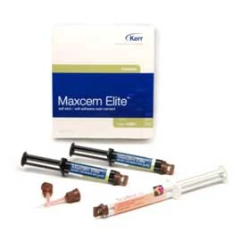 Maxcem Elite Value Kit. Самоэти́рующий, самоадгезивный резиновый цемент. Световое отверждение.