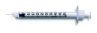 BD 1/2 mL Lo-Dose U-100 Insulin Syringe with 28 G x 1/2" Micro-Fine IV (Orange)