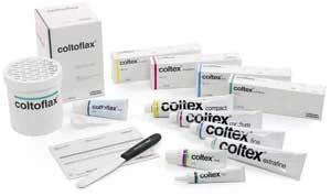 Coltex C-Silicone Materiale per Impronte - Fine con Catalizzatore, Colore: Blu, Standard